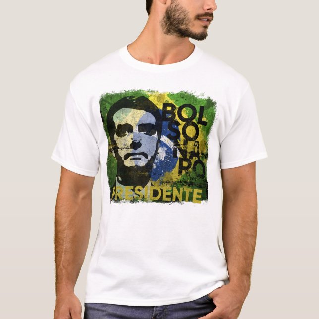 Camiseta presidente del bolsonaro (Anverso)