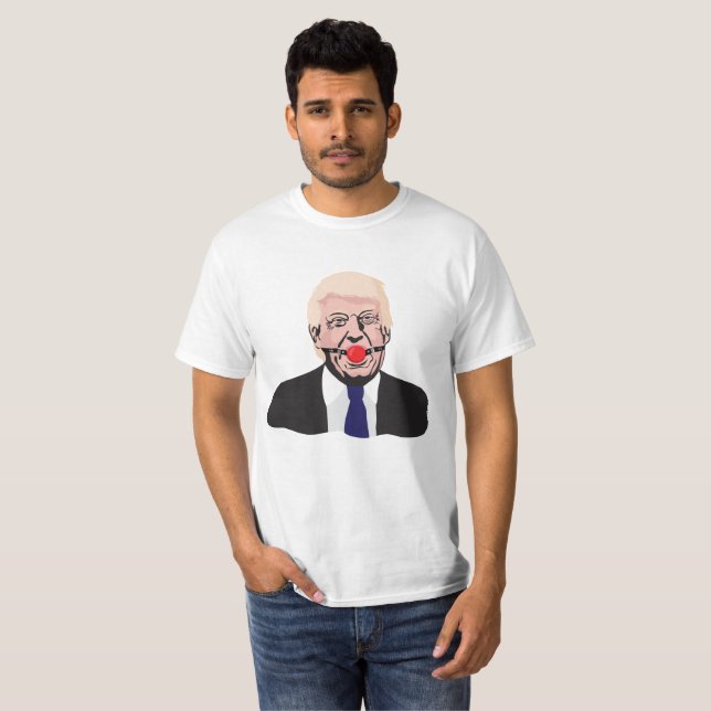 Camiseta Presidente Donald J. Trump - bola de la mordaza - (Anverso completo)