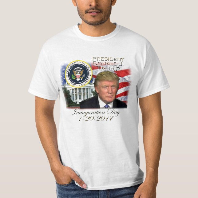 Camiseta Presidente Donald J. Trump Inauguration (Anverso)
