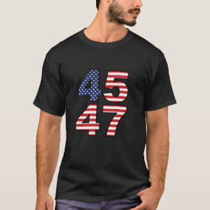Camiseta Presidente Donald Trump 2024 45 y 47 45º 47º Estad