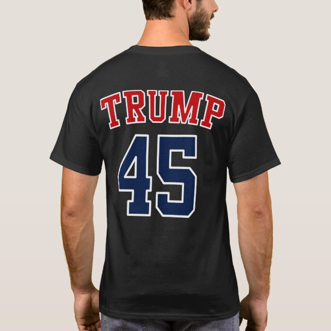Camiseta Presidente Donald Trump 45 (Reverso)