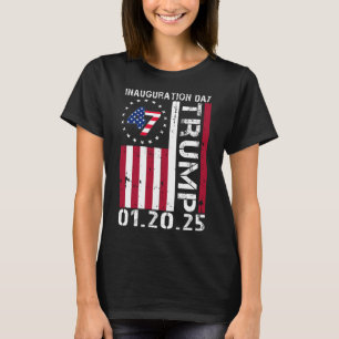 Camiseta Presidente Donald Trump Día de Inauguración 2025 M