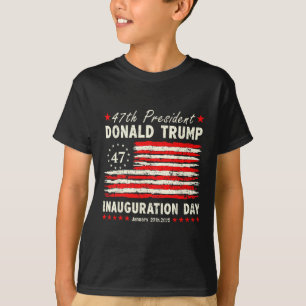 Camiseta Presidente Donald Trump Día de Inauguración 2025 V