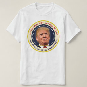 Camiseta Presidente Donald Trump recuerdo del Día de la Ina