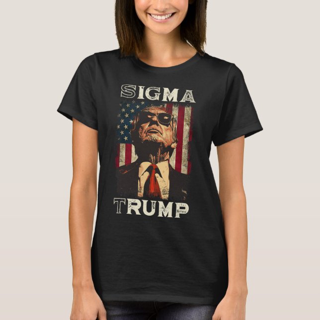 Camiseta Presidente Donald Trump - Sigma Trump (Anverso)