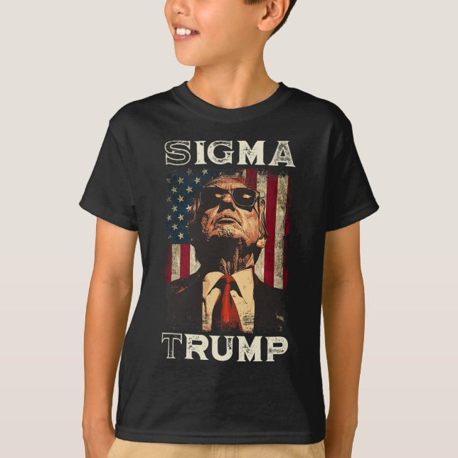 Camiseta Presidente Donald Trump - Sigma Trump (Anverso)