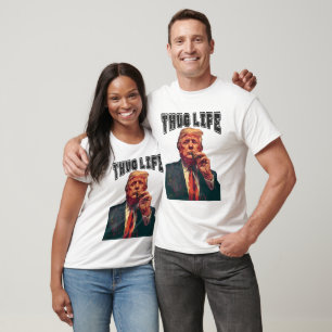 Camiseta Presidente Donald Trump Thug Life