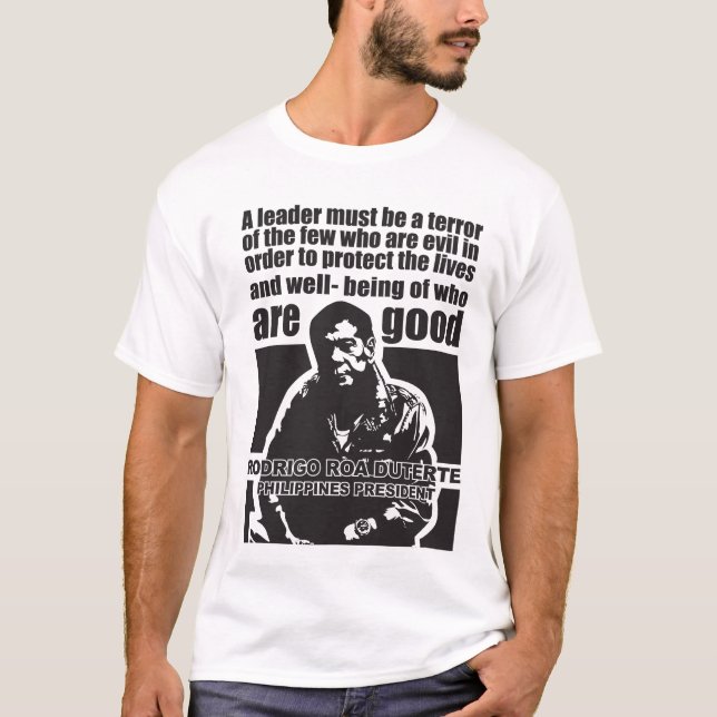 Camiseta Presidente Duterte (Anverso)