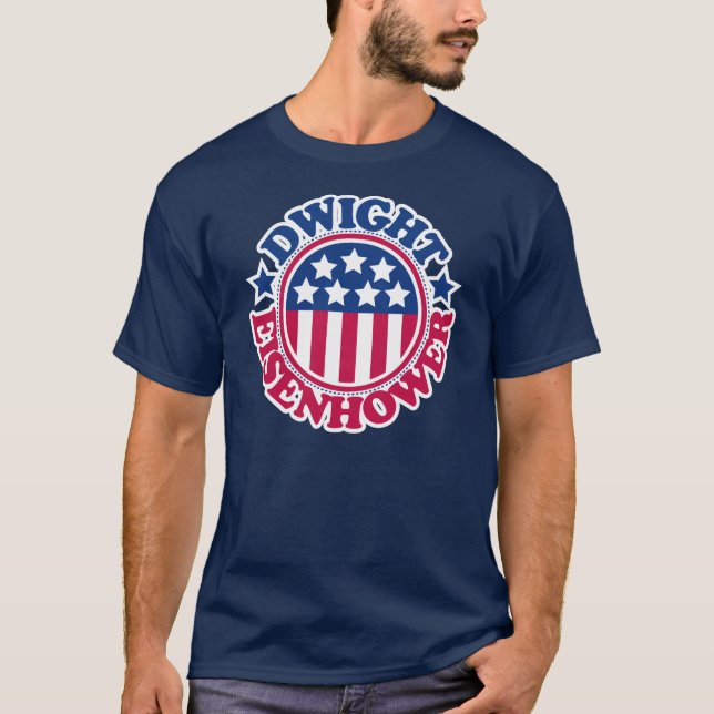 Camiseta Presidente Dwight Eisenhower de los E.E.U.U. (Anverso)