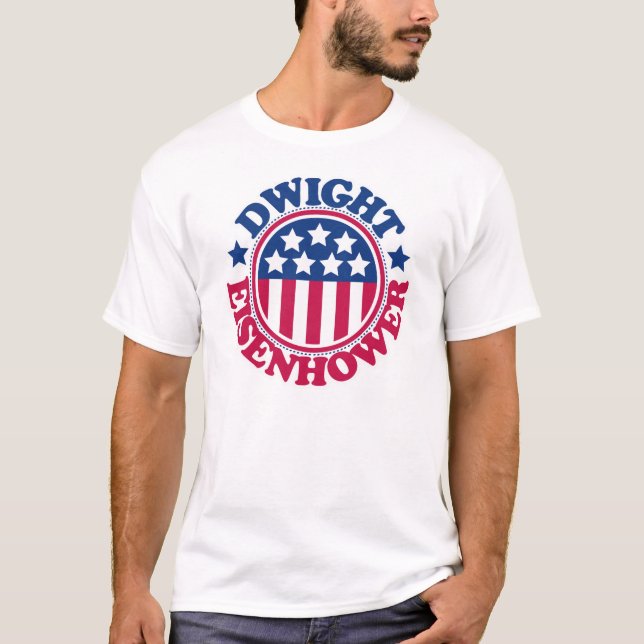 Camiseta Presidente Dwight Eisenhower de los E.E.U.U. (Anverso)