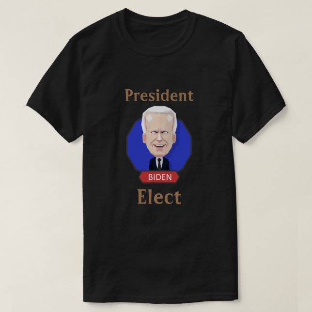Camiseta Presidente electo Biden T-Shirt (Diseño del anverso)