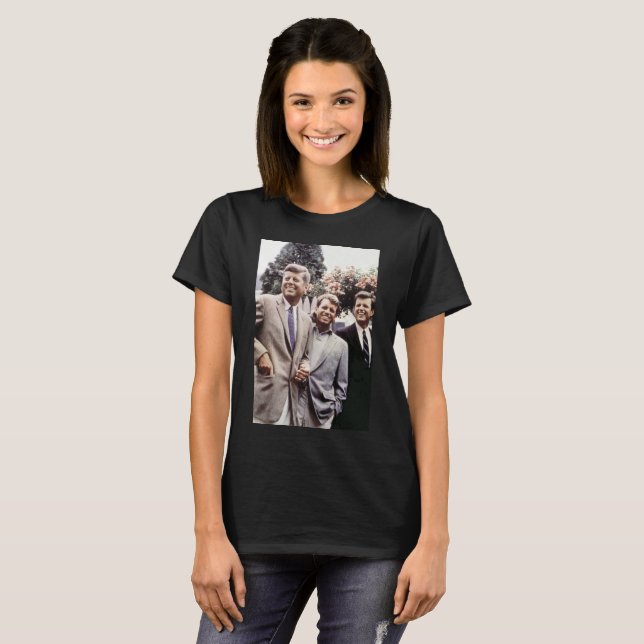 Camiseta Presidente estadounidense John Kennedy & Robert &  (Anverso completo)