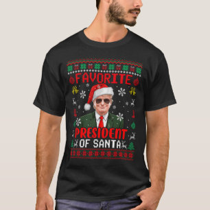 Camiseta Presidente Favorito De Santa Navidad, Trump Se Org