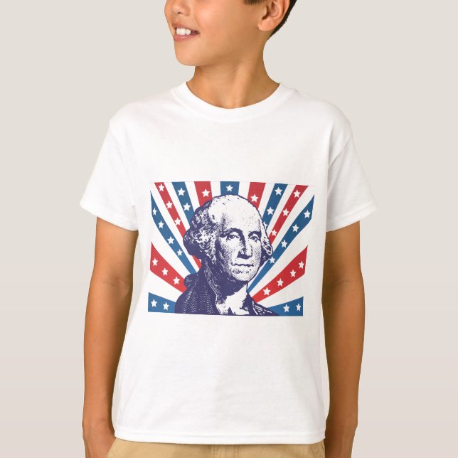 Camiseta presidente George Washington (Anverso)