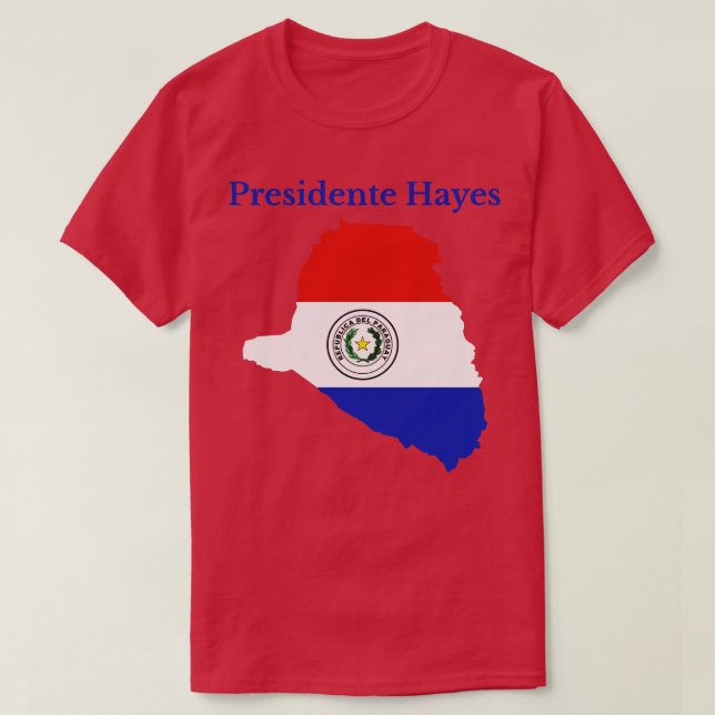 Camiseta Presidente Hayes Departamento Paraguay (Diseño del anverso)