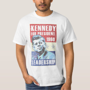 Camiseta Presidente histórico Campaign Poster de John F.