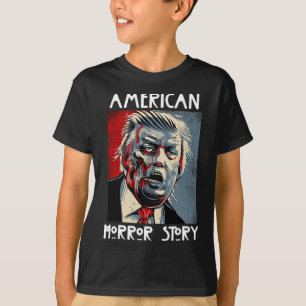 Camiseta Presidente Horror Historia Americana Zombie Hallow