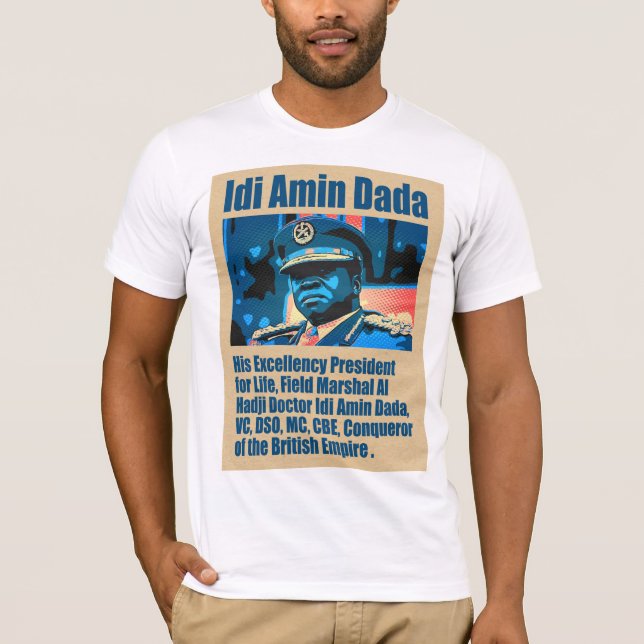 Camiseta Presidente Iddi Amin (Anverso)
