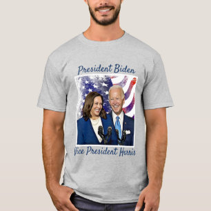 Camiseta Presidente Joe Biden y vicepresidente Kamala Harri