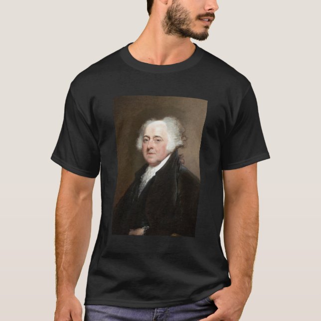Camiseta Presidente John Adams (Anverso)