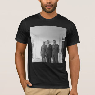 Camiseta Presidente John Kennedy y Brothers American Camelo