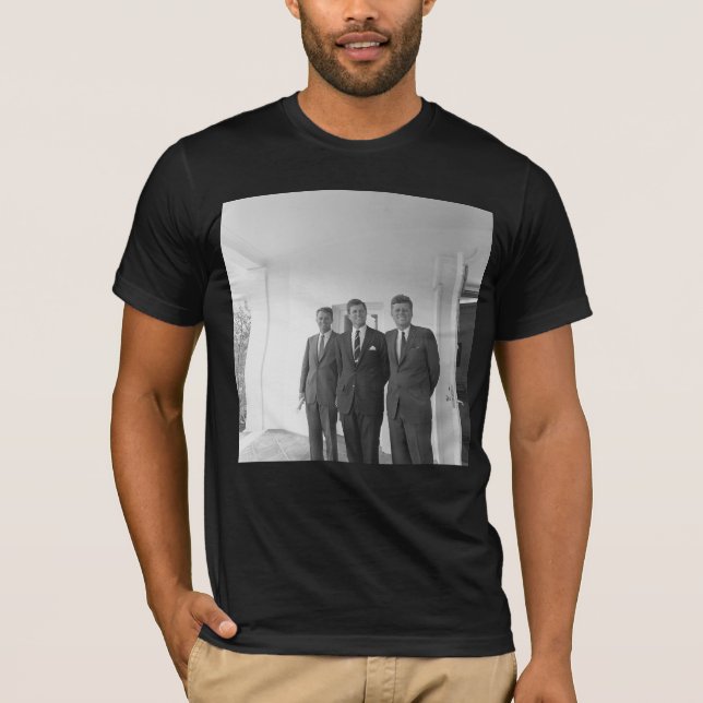 Camiseta Presidente John Kennedy y Brothers American Camelo (Anverso)