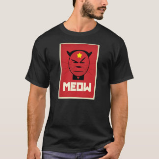 Camiseta Presidente Mao de China como gato comunista