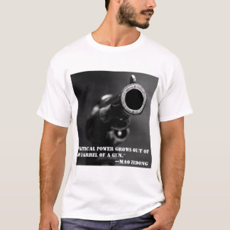 Camiseta Presidente Mao sobre el poder político