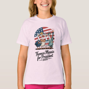 Camiseta Presidente Massie 2028 4 de Julio Ganso Libertad A