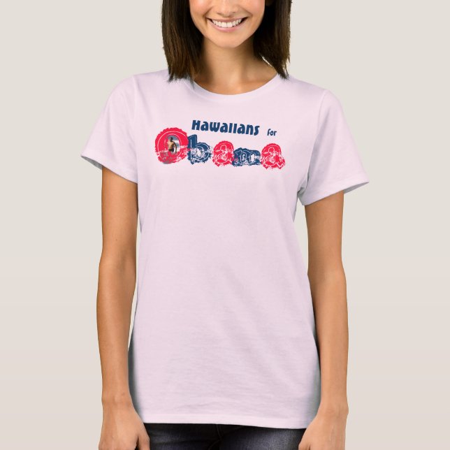 Camiseta Presidente Obama 2012 Hawai (Anverso)