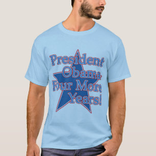 Camiseta Presidente Obama cuatro más años