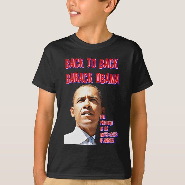 Camiseta Presidente Obama, de vuelta a la historia (Anverso)