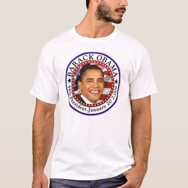 Camiseta Presidente Obama Inauguration (Anverso)