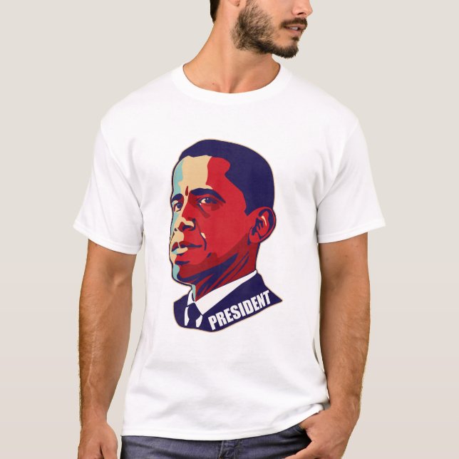 Camiseta Presidente Obama T-Shirt (Anverso)
