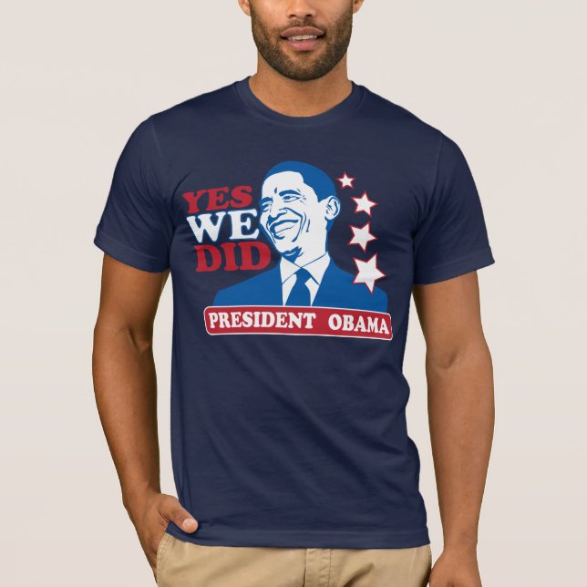 Camiseta Presidente Obama T-Shirt (Anverso)
