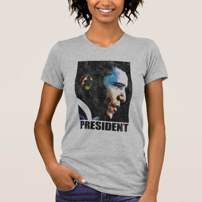 Camiseta Presidente Obama Vintage T-Shirt (Anverso)