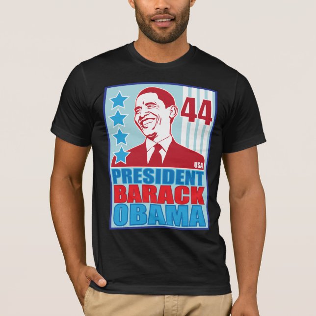 Camiseta Presidente Obama Vintage T-Shirt (Anverso)