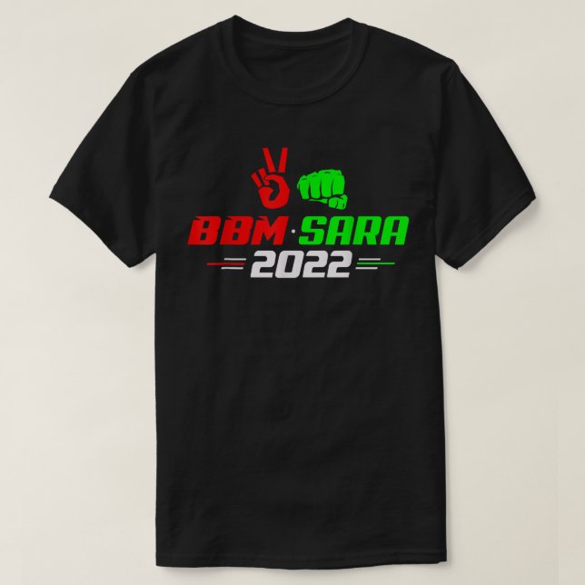 Camiseta Presidente Paz Red BBM Sara Bong Bong Marcos 2022 (Diseño del anverso)