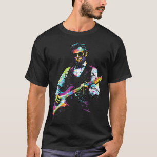 Camiseta Presidente Rave Abe Lincoln tocando guitarra Edm