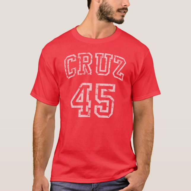 Camiseta Presidente Retro Fade de Ted Cruz 45.o (Anverso)