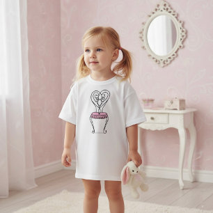 Camiseta Presidente rosa