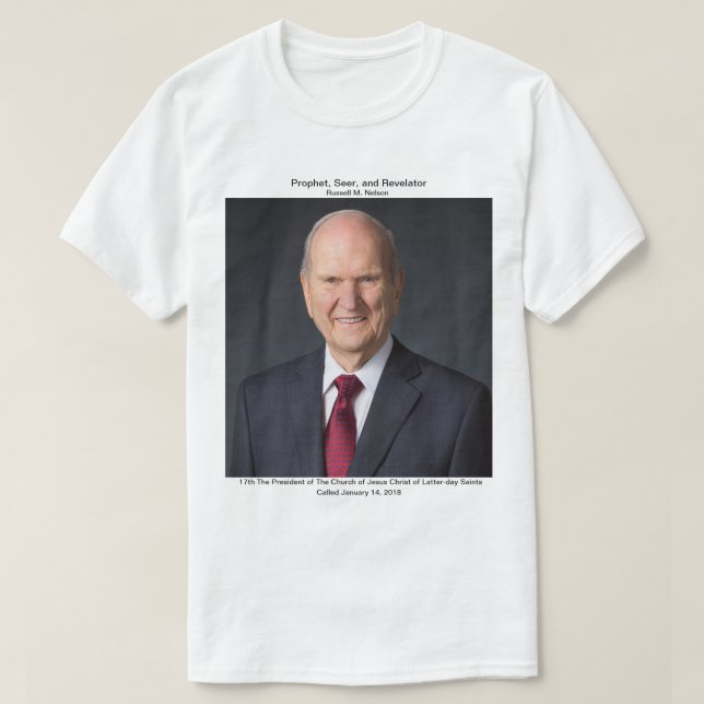 Camiseta Presidente Russell M. Nelson (Diseño del anverso)