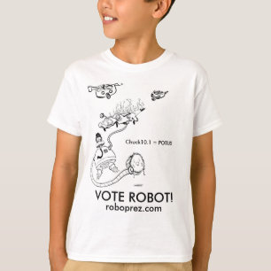 Camiseta Presidente T-Shirt del robot de los niños