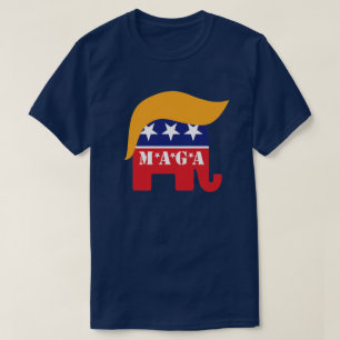 Camiseta Presidente Trump 2024 GOP Elefante Logotipo Cabell