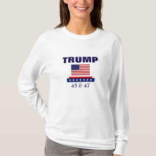 CAMISETA PRESIDENTE TRUMP 45 Y 47