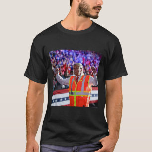 Camiseta Presidente Trump Camión de Basura Trabajador Chale