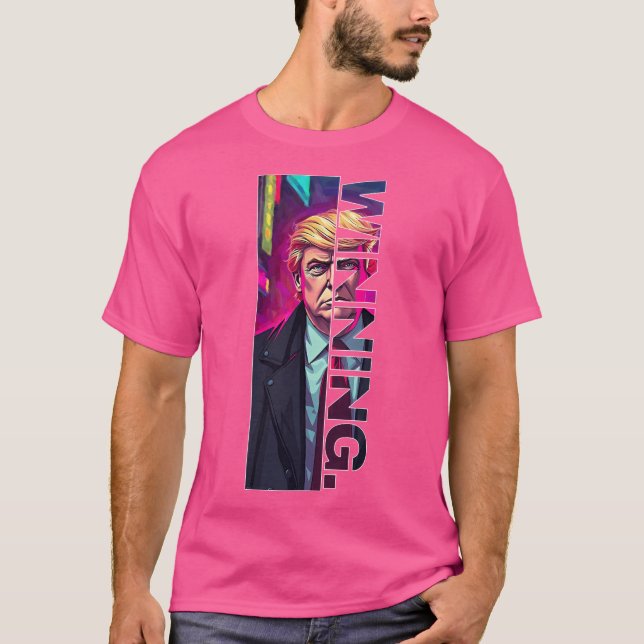 Camiseta Presidente Trump - Ganador (Anverso)