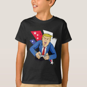 Camiseta Presidente Trump jugando videojuegos - 4 de julio