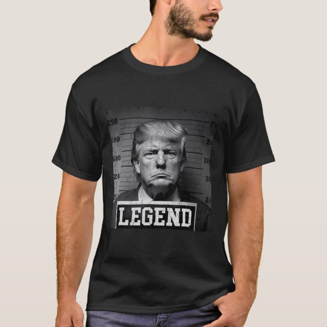 Camiseta Presidente Trump Mug Shot (Anverso)