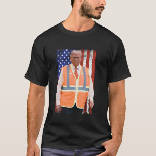 Camiseta Presidente Trump, trabajador de camiones de basura